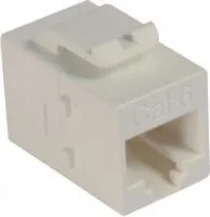 TDG1026KC6-MINI, KEYSTONE ADAPTOR, 8POS, CAT6, RJ45 JACK