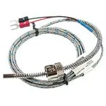 ТХА-107-5х10-0- KX-7/0.2-2000, Термопара оплетка кабеля из нержавеющей стали, чувствительная часть -