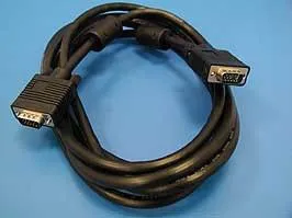Кабель для монитора VGA 15(п)-15(п) c ферритовым кольцом 3м.(SCF-14/10/P), Кабель