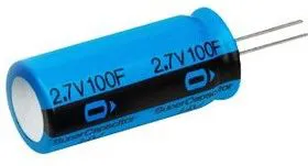 HVZ0E105NF, Суперконденсатор, EDLC, 1 Ф, 2.7 В, Радиальные Выводы, HVZ Series, 30%, 3.5 мм