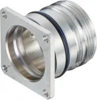 09151000305, Круглый кожух, Han M23 Series, Круглыми вставками Harting Han серии M23, Корпус из Латуни, M23