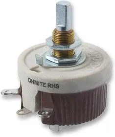 RHS100E, Реостат, с проволочной обмоткой, 100 Ом, 25 Вт, Серия RHS, Панель, Flatted
