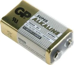 Батарейки GP Super Alkaline 1604 (Крона, 9V), 1 шт. (1604A-OS1)