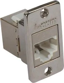 ECF504-SC6-MINI, ADAPTOR, 8POS, CAT6, RJ45 JACK-JACK