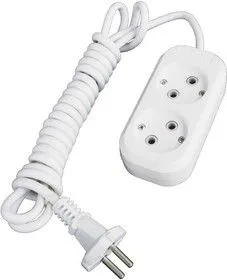 Удлинитель 2х5м без заземл. 10А IP20 Е-202 АБС-пл. ПВС 2х0.75 UNIVersal 9631961