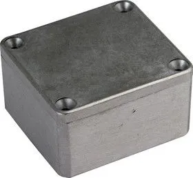 G104, Корпус для РЭА 64х58х35 мм, металл, герметичный