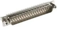 DPBS-37M (DS1034 37M) с креплением, Вилка на плату 37pin