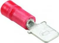 18RA-250T, TERMINAL, MALE DISCONNECT, 0.25IN, RED