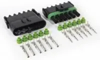 27-10165, 6 Conductor 20 18AWG Weatherproof Automotive Connector Set