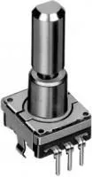 EC11E18244A5, Инкрементный поворотный энкодер, металлический вал, с кнопкой, 11мм, 36 положений, 18 импульсов