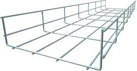 Лоток проволочный 300х60 L3000 сталь 4мм PL60х300х4.0 оцинк. КМ LO0663