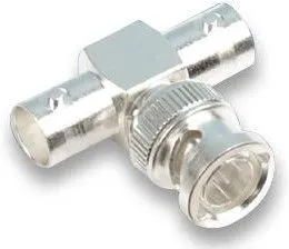 1-1478039-0, РЧ/Коаксиальный адаптер, BNC, Штекер, BNC, Гнездо, Т-образный Переходник, 75 Ом