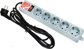 SPG-B-10, Power Cube,сетевой фильтр, 3,0м, 5 розеток, серый