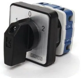 PSA016KD134S, Переключатель кулачковый на панель 16А 400VAC тип 1-0-2