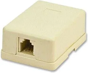 32-2034W, CONNECTOR, MODULAR, JACK, 1PORT, 4P4C