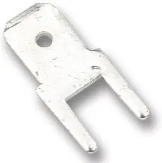 1-0726388-2, Клемма на печатную плату, 4.75мм x 0.81мм, 0.187 x 0.032, Латунь, 1.4 мм, Олово