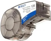 M21-187-C-342 термоусадочная трубка 8.5 мм/2.10м (d3.8 мм), черный на белом