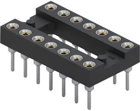 110-47-314-41-001000, DIP SOCKET, 14POS, 2.54MM, THROUGH HOLE