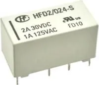 HFD2/024-S-L1, Реле 2пер. 24VDC/3A, 250VAC бистабильное 1 катушка