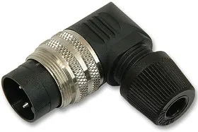 09 0153 70 08, Круглый разъем, Серия 682, Штекер на Кабель, 8 контакт(-ов), Контакт под Пайку