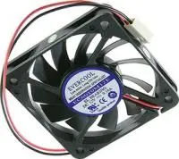 EC6010M12EL, Вентилятор 12В, 60х60х10мм , подш. самосмазывающийся, 4000 об/мин