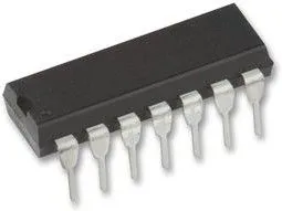 CD74HCT08E, Логический элемент И, семейство HCT, 4 элемента, 2 входа, 4мА, 4.5В до 5.5В, DIP-14