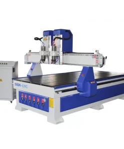 Фрезерный станок с двумя шпинделями и вакуумным столом, SIGN-1325-2