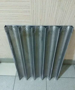 Противень алюминиевый, багетный перфорированный 600х400 мм 5 волн