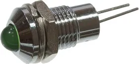 L-KLS9-IL-M8-02A-5MM-G, Светодиод с держателем зеленый D=8.5мм
