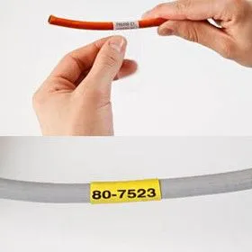 BM71-21-427 этикетки (аналог на TLS/HM BPTL-21-427) Самоламинирующие маркеры 25.4х63.5 поле для надписывания 25.4x19.05