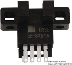 EE-SX671A, OPTICAL SENSOR TRANSMISSIVE / SLOTTED INTERRUPTER