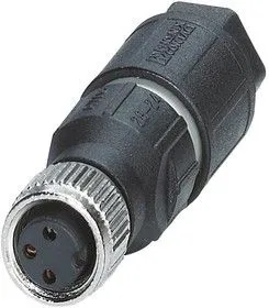 1441040, Разъем Кабеля, IP67, M8, Female, 3 Positions, IDC / IDT Гнездовой, Прямой Монтаж на Кабель