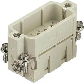 09200103001, Разъем для тяжелых условий, Han A Series, Insert, 10 Contacts, 10A, Штекер