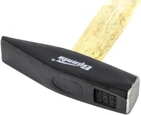 102085, Молоток слесарный, 400 г, квадратный боек, деревянная рукоятка