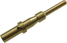 CM16PC10MQ, Контакт круглого разъема, машинной обработки, Серия Clipper, Штырь, Обжим, 14 AWG, 18 AWG