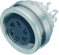 09-0128-00-07, Круглый разъем, 423/723/425 Series, Гнездо с Монтажом в Панель, 7 контакт(-ов), Гнездо под Пайку