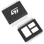 L9960T-TR, Motor / Motion / Ignition Controllers & Drivers Dual H-bridge