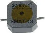 SMAT-13S, 13 мм, Пьезоизлучатель без генератора, SMD