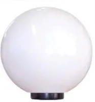 Светильник НТУ 06-75-01 Шар 75Вт E27 IP44 d300 Б опал ПММА /корпус плоск. черн. (инд. упак.) Элетех 1030480148