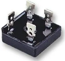 KBPC1504, Мостовой выпрямитель, 1 Фаза, 400 В, 15 А, Модуль, 1.1 В, 4 вывод(-ов)
