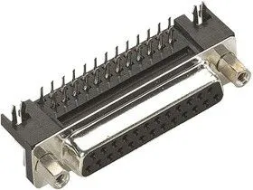 09681635812, Разъем D Sub, угловой, Standard, Штекер, 9 контакт(-ов), DE, Пайка