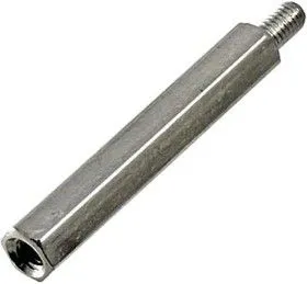 PCHSN-30 (Ni), Стойка для п/плат,шестигр., латунь, М3, 30мм, никелированные