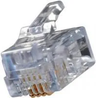 32-5954UL, CONNECTOR, RJ11, PLUG, 1PORT, 6P4C