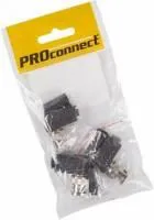 05-3072-4-9, Разъем высокочастотный на кабель, штекер BNC под винт с колпачком, угловой, (3шт.) (пакет) PROconne