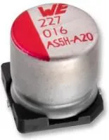 865230657013, SMD электролитический конденсатор, Radial Can - SMD, 100 мкФ, 50 В, Серия WCAP-AS5H