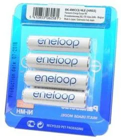 Panasonic eneloop BK-4MCCE/4LE 750мАч AAA, Аккумулятор