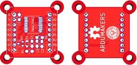 Печатная плата drive-driver, Печатная плата с разводкой, FR4 32.004х32.004мм (1.5мм, 18мкм)