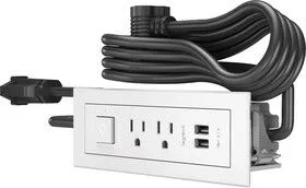 RDSZWH, USB CHARGER RCPT, 2PORT, 125V, WHITE