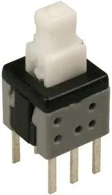 PS580L, Кнопка 5,8 x 5,8 мм, 0,1А, 12В, с фиксацией