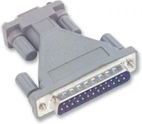 SPC19828, Переходник разъема D Sub, Стандартный D Sub, Штекер, 9 вывод(-ов), Стандартный D Sub, Гнездо